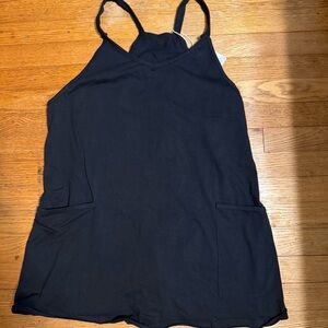 Black athletic dress with pockets